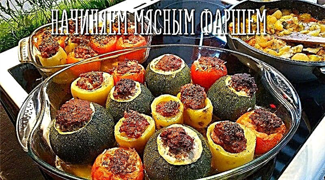 Zucchini e nang le nama e halikiloeng ka ontong - lipepepe tse 5 ka mehato