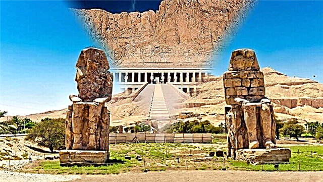 Colosos of Memnon - estatuas cantantes en Exipto