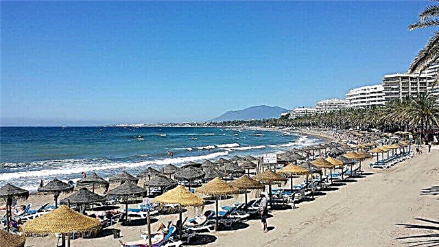 La strandoj de Marbella estas la plej bonaj lokoj por bona ripozo