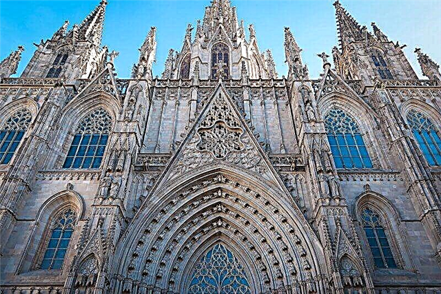 Cathedral - zuciyar Gothic Quarter na Barcelona