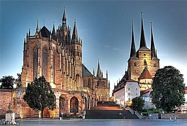 Erfurt - hen dref yng nghanol yr Almaen