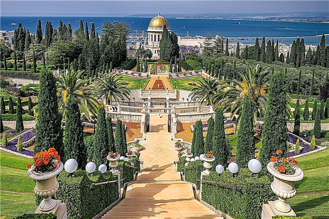 Bahai Gardens ass eng populär Attraktioun an Israel