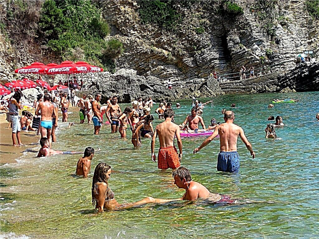 Resor paling apik ing Montenegro kanggo preinan pantai