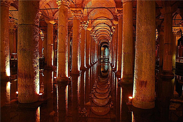Basilica Cistern: isang misteryosong istraktura sa ilalim ng lupa sa Istanbul