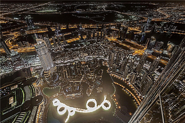 Dubai iturri musikala - arratsaldeko hiriaren ikuskizun liluragarria