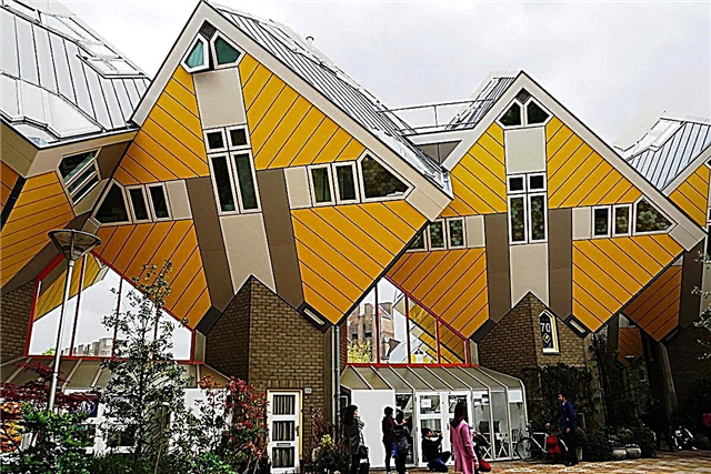 Kubieke huise in Rotterdam