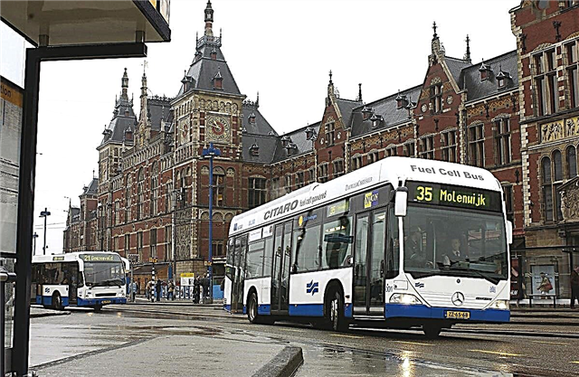 Vervoer in Amsterdam: metro, busse, trems, fietse