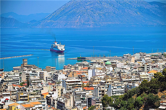 Patras, Griekeland - grootste stad en hawe in die Peloponnesos