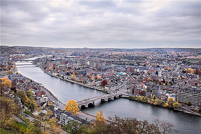 Kota Namur - pusat propinsi Bélgia Wallonia