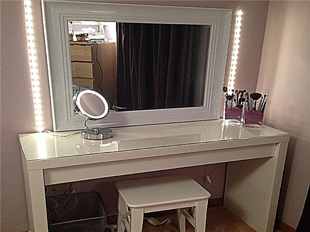 Prednosti stola za šminkanje sa osvijetljenim ogledalom, karakteristike