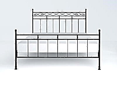 Vista xeral de camas forxadas de diferentes tipos, características do deseño
