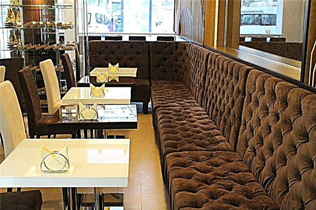 Revisión de mobles tapizados en restaurantes, cafés e bares, regras de selección