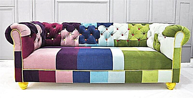Características dos sofás modernos, opcións para a súa colocación