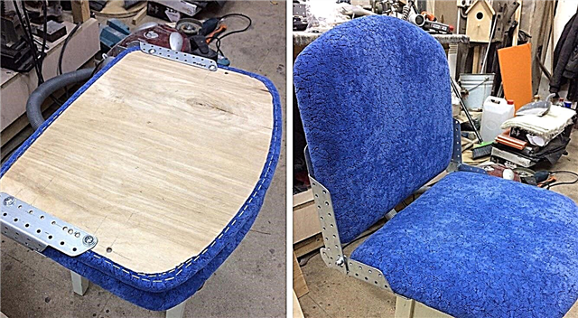 نحوه ساخت صندلی ساخته شده توسط خودتان در قایق پی وی سی ، دستورالعمل های گام به گام