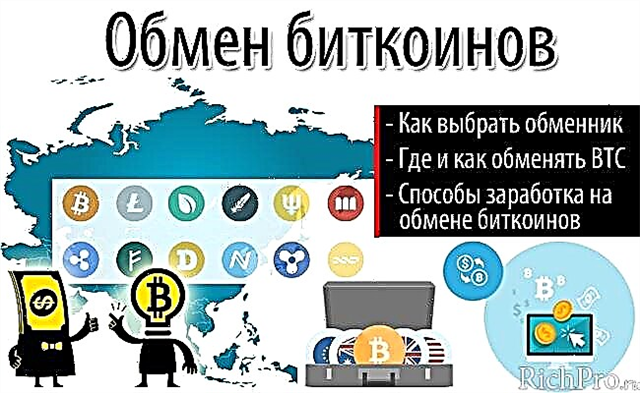 Malartú Bitcoin - conas bitcoins a mhalartú le haghaidh rúbal (fíor-airgead) + malartóirí bitcoin TOP-5 le rátaí fabhracha